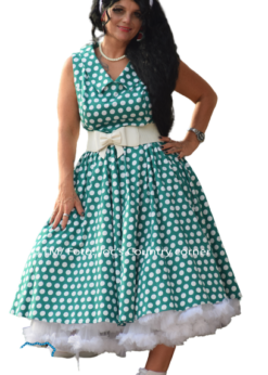 RB Hearth & Roses Petticoat-Cocktail Kleid Dot wt gr 44EU