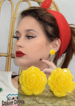 English Rose Studs yellow | Zeitlos| charmante Ergänzung Ihres Schmuckes