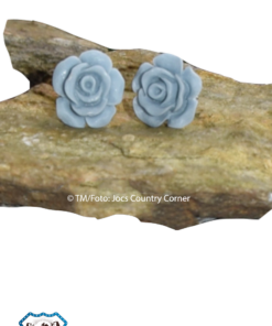 stud earrings ohrstecker blau | Rose