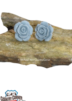 stud earrings ohrstecker blau | Rose