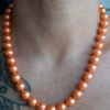 Geschenkbox Geschenkartikel Halskette RB Vintage 2er Set Perlenkette grün & orange9