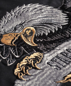 Western Hemd Black Eagle | by Joc's Country Corner | aufwendig gestckten Adler am Rücken | farblich abgestimmte Kordelpaspelierung | Größen S -3 XL