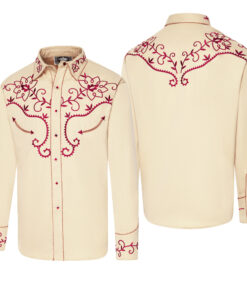 Westernhemd Camden | hochwertige Stickerei an Brust - Rücken - Manschetten und Kragen | Westernwear | Western Look | Western Fashion | Westernreiten