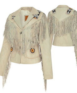 Damen Lederjacke Western | bei Joc's Country Corner | Hochwertige Western-Lederjacke mit zwei Außentaschen, angenehm zu tragen aus hochwertigem Rindsleder