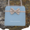 Vintage Handtasche Baby Blue | beige Points | by Joc's Country Corner | Eleganz im Vintage-Look| Die Baby Blue Handtasche stilbewusste für 50s-Liebhaberinnen