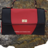 Handtasche aus Leder kaufen | rot / schwarz | by Joc's Country Corner |Stilvoll und praktisch – Die rot-schwarze Handtasche aus der Jerry Leather Collection