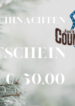 Joc's Country Corner - Gutschein - Das perfekte Geschenk! Ob für Western-Trucker-Biker & Rockabilly, für alle was dabei!