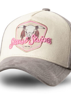 Cap Buffalo Pink | by Joc's Country Corner | 5 Base Cap in Wildlederoptik | strapazierfähiger Korpus | aufwendige 3 D Stickerei | Sammlerstück