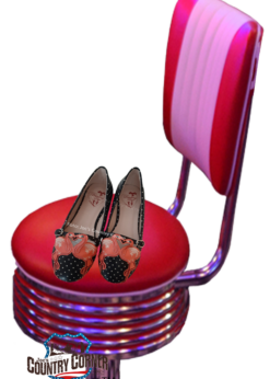 Vintage Rockabilly Schuhe | Entdecke die Ballerina Flamingo! Vintage Rockabilly Schuhe aus strapazierfähigen Materialien – perfekt für Freizeit, Anlässe