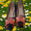 Vintage Rockabilly Schuhe | Entdecke die Ballerina Flamingo! Vintage Rockabilly Schuhe aus strapazierfähigen Materialien – perfekt für Freizeit, Anlässe