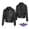 Western Jacke Liam | by Joc's Country Corner | Fransenjacke im Flieger-Design aus handschuhweichem Nappaleder mit Avio-Effect | Für den Biker unerlässlich