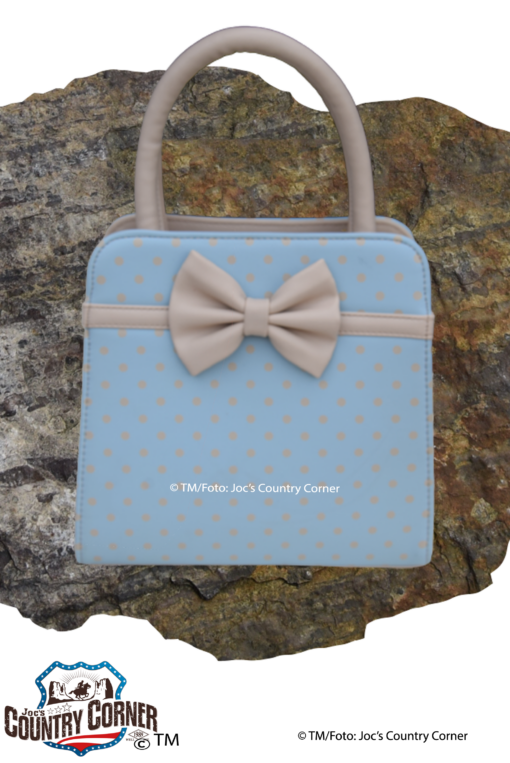 Banned Handtasche BabyBlue Diese Banned Handtasche BabyBlue verleiht deinem Look den perfekten 50er-Jahre Retro-Charme!