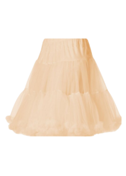 Petticoat beige_XL/2XL_kurz_1