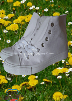 Rockabilly Sneaker Schuhe blau | weiss | rot | Retro-Design trifft Komfort | Jetzt Damen-Sneaker online kaufen bei Joc's Country Corner!