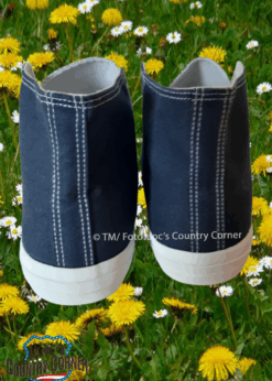 Rockabilly Sneaker Schuhe blau | weiss | rot | Retro-Design trifft Komfort | Jetzt Damen-Sneaker online kaufen bei Joc's Country Corner!