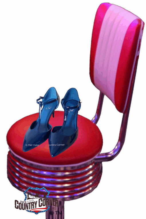 High Heel Rockabilly blau | Entdecke den Small Swan Stöckelschuh | royalblau | Lackleder – elegant | hochwertig & bequem | online kaufen!