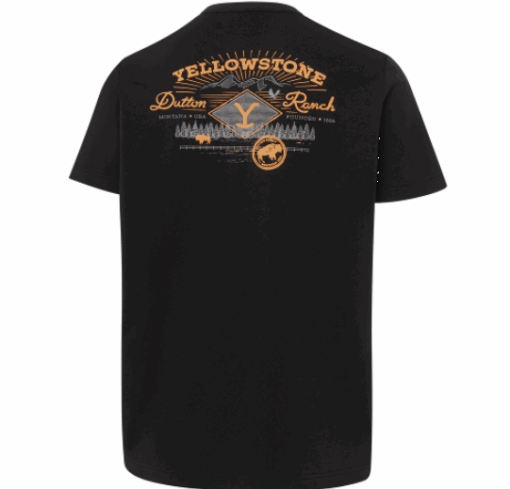 Yellowstone T-Shirt Dutton Ranch | Authentischer Western-Style trifft moderne Eleganz | überzeugt | durch hochwertige Baumwollqualität | zeitloses Design