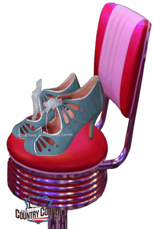 Vintage High Heels hellblau | Retro Eleganz im Rockabilly Style | Sommerparty, zum besonderen Anlass oder als Highlight im Alltag | Online bestellen