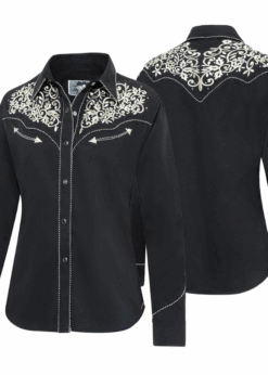 Entdeckt den authentischen Western-Style im Partnerlook | edle Damenbluse HOLLY | exquisites Herrenhemd HENRY | aufeinander abgestimmt