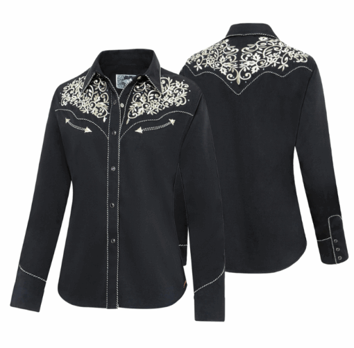 Entdeckt den authentischen Western-Style im Partnerlook | edle Damenbluse HOLLY | exquisites Herrenhemd HENRY | aufeinander abgestimmt