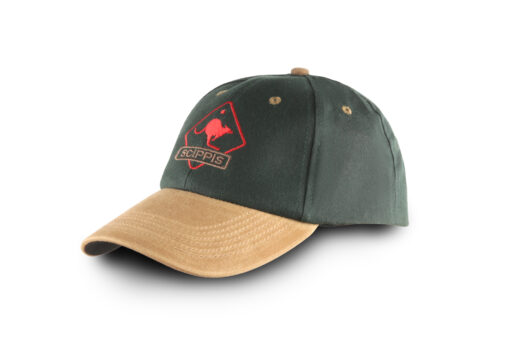 OILSKIN CAP - tan-bottlegreen