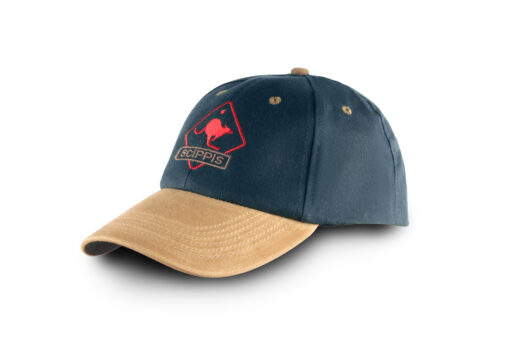 OILSKIN CAP - tan-navy