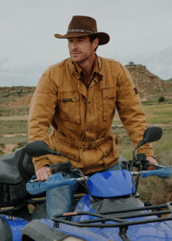 Belmore Canvas Jacket - mustard