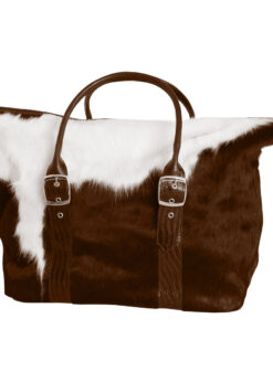 Travel Bag Cow - brown