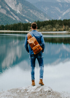 Backpack SCRAMBLER - cognac