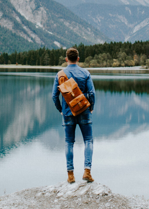 Backpack SCRAMBLER - cognac