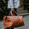 DUFFEL BAG ALABAMA - cognac