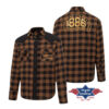 Yellowstone Karo-Westernhemd im Stone-Washed-Look | von Stars & Stripes | mit Black Denim & Stickerei | Authentischer Westernstyle | Country- & Dutton-Fans.