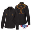 Yellowstone Westernbluse Protect the Famaly | exklusives Highlight | offizielles Yellowstone Logos | über den Brusttaschen, an den Kragenspitzen und im Nacken
