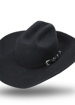 Westernhut Houston aus Premium-Filz in schwarz